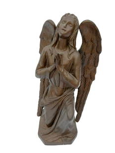 Antique praying angel: Title: Antique praying angel Maker: Unknown Origin: Italy Date/Period: 1930-1940 Materials: Bronze Size: Height: 32 cm / 12.8 inchesWidth: 16 cm / 6.4 inches Additional Information: Amazing bronze