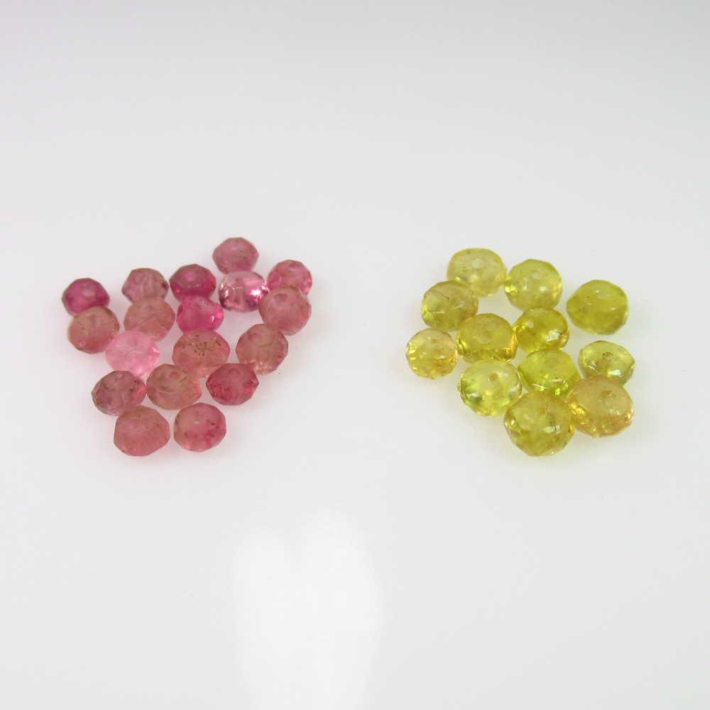 4.72 Ctw Natural 31 Drilled Multi-Color Tourmaline (1 of 2)