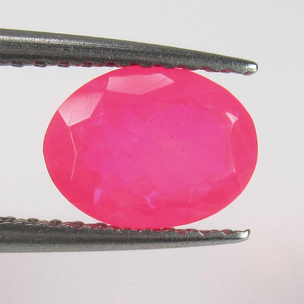 0.74 Ctw Natural Ethiopian Pink Fire Faceted Opal Oval: No Reserve! Title: 0.74 Ctw Natural Ethiopian Pink Fire Faceted Opal Oval Cut Stone Clarity: Transparent Gemstones: Faceted Fire Opal Carat Weights: 0.74 Size/Dimensions: 7.90 x 6.10 x 4.50 mm Additio