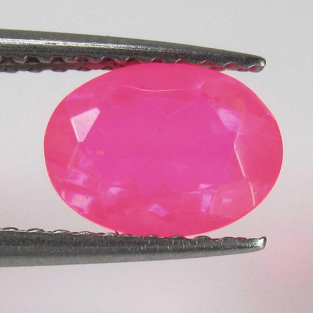 0.74 Ctw Natural Ethiopian Pink Fire Faceted Opal Oval: No Reserve! Title: 0.74 Ctw Natural Ethiopian Pink Fire Faceted Opal Oval Cut Stone Clarity: Transparent Gemstones: Faceted Fire Opal Carat Weights: 0.74 Size/Dimensions: 8.20 x 6.10 x 4.20 mm Additio