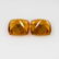 4.37 Ct Genuine Orange Yellow Citrine Cushion Pair - 2