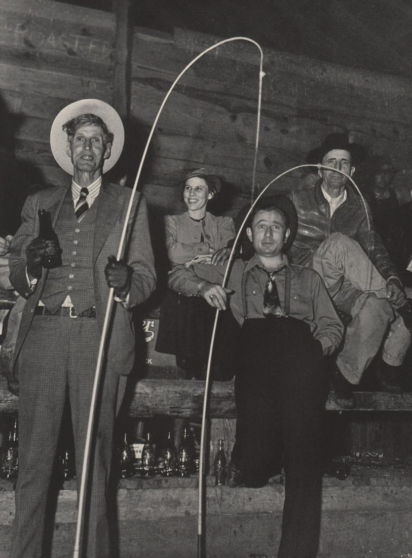 MARGARET BOURKE WHITE - Texarkana TX, Horse Traders: Artist: MARGARET BOURKE WHITE Print Title: Texarkana TX, Horse Traders Printing Date: 1940â€™s Medium: Photoengraving Printed in: the US Image Size: 11 x 8” Reserve: $25.00 Shipping: Domest