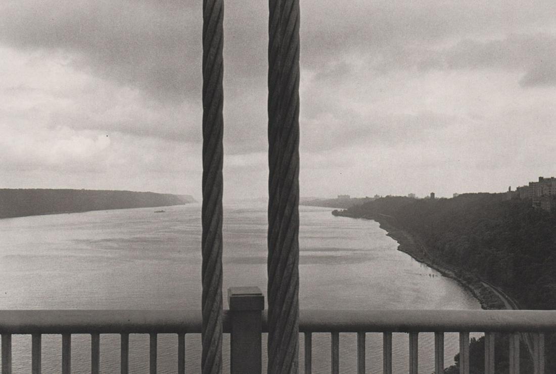 LEE FRIEDLANDER - George Washington Bridge, New Jersey,: Artist: LEE FRIEDLANDER Print Title: George Washington Bridge, New Jersey, 1973 Medium: Photo-lithograph Printed 1970â€™s in the US Image size (inches) approx. 6 x 9” Lee Friedlander is an