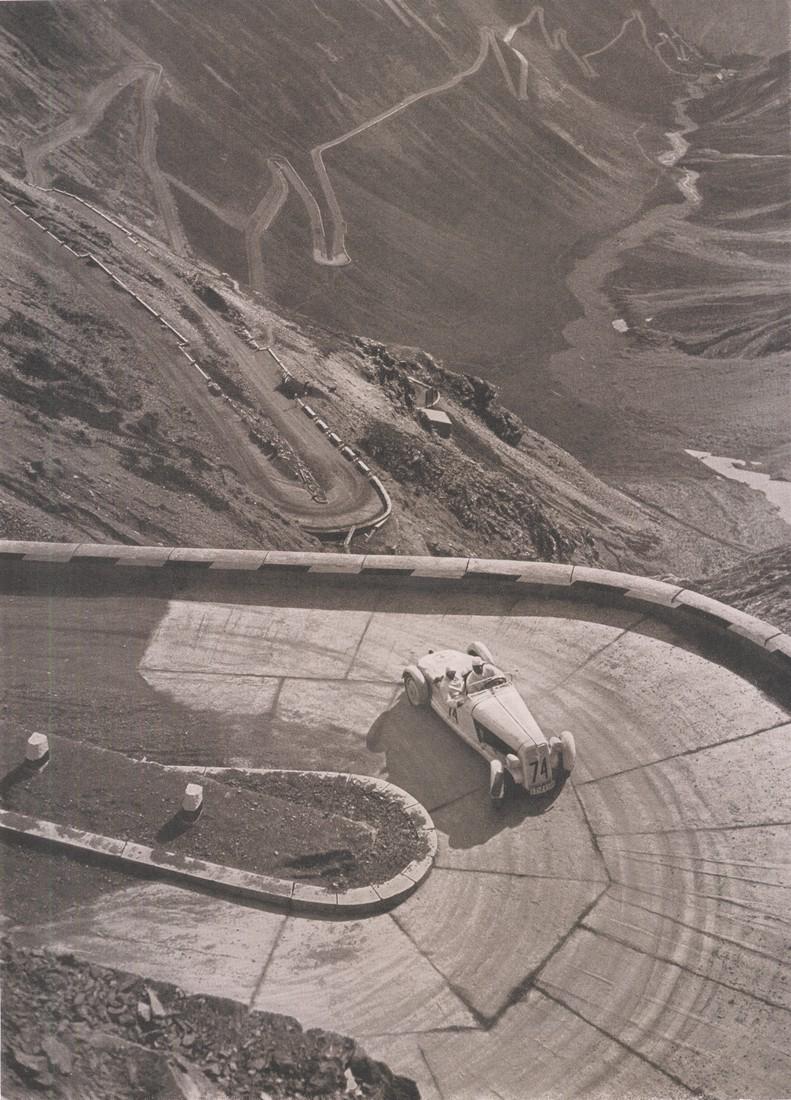 WILHELM GRAF PUCKLER - Stelvio Pass in the Alps: Artist: WILHELM GRAF PUCKLER Print Title: Stelvio Pass in the Alps Printing Date: 1930â€™s Medium: Photoengraving Printed in: Germany Image Size: 8.5 x 6” Reserve: $25.00 Shipping: Domestic