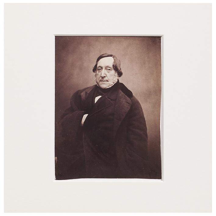 Redescovering: Nadar by Image in Progress - Rossini -: Title: Redescovering: Nadar by Image in Progress - Rossini - Ed.2/50 Artist: Nadar (French, 1820 - 1910) [Gaspard Félix Tournachon] Medium: Photography Dimension: About 11x17 cm Description:Special l