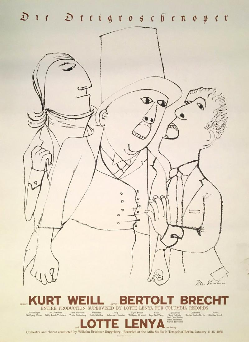 Ben Shahn - Die Dreigroschenoper (Threepenny Opera) (1 of 1)