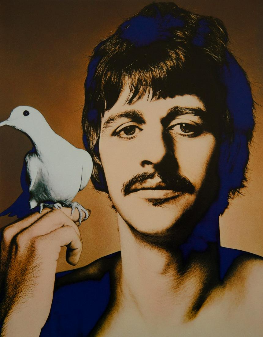 RICHARD AVEDON - Ringo Starr, The Beatles, London: Artist: Richard Avedon Title: Ringo Starr, The Beatles, London Medium: Photo Litho, 1999, USA Dimensions: 9.55x12.2" Heat Wax Mounted on 12x16" Conservation Board Richard Avedon was an American fashio