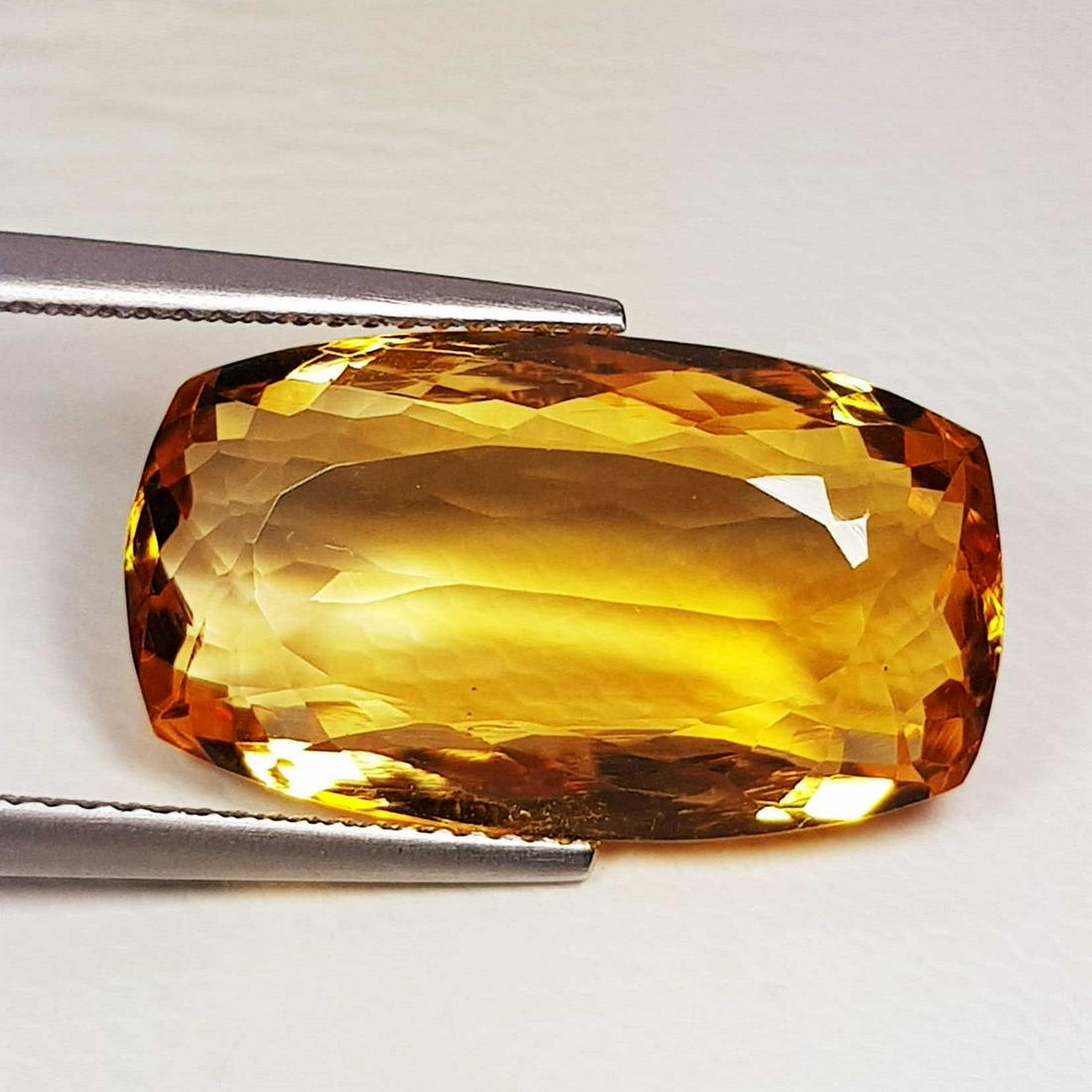 Natural Citrine Cushion Cut 15.29 ct (1 of 6)