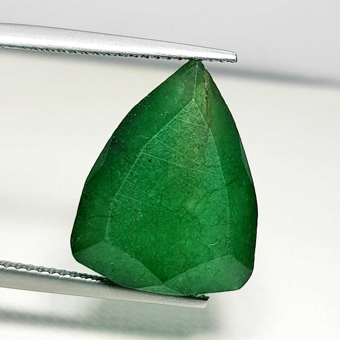 Natural Emerald Triangle Cut 13.80 ct (1 of 5)