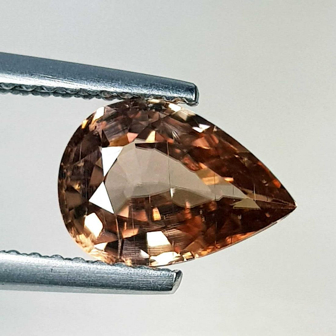 2.16 ct Natural Zircon Pear Cut (1 of 6)