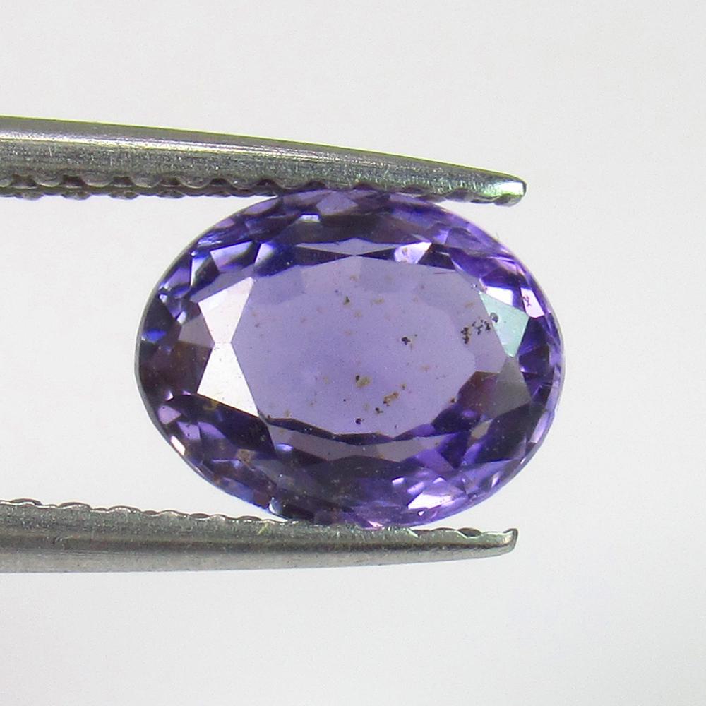 1.06 Ctw Natural Iolite Oval Cut: No Reserve! Title: 1.06 Ctw Natural Iolite Oval Cut Stone Clarity: VVS Gemstones: Iolite Carat Weights: 1.06 Size/Dimensions: 7.60 x 6.10 x 4.50 mm Additional Information: Very Good Luster / Excellent