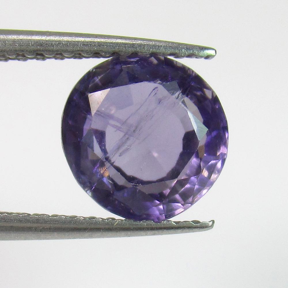 1.59 Ctw Natural Iolite Round Cut: No Reserve! Title: 1.59 Ctw Natural Iolite Round Cut Stone Clarity: VVS Gemstones: Iolite Carat Weights: 1.59 Size/Dimensions: 7.80 x 7.50 x 4.80 mm Additional Information: Very Good Luster / Excellen