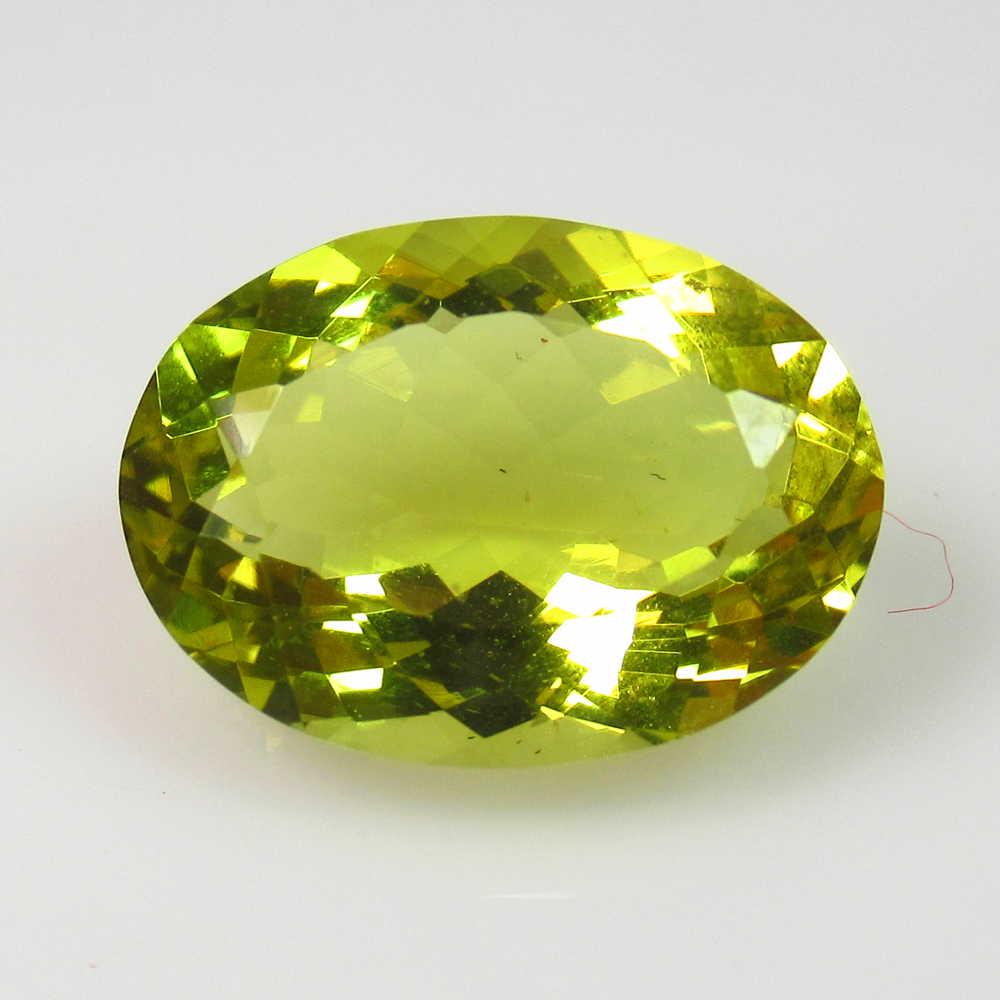 11.01 Ct Genuine Lemon Quartz Oval Cut: No Reserve! Title: 11.01 Ct Genuine Lemon Quartz Oval Cut Stone Clarity: VVS Gemstones: Natuarl Lemon Quartz Carat Weights: 11.01 Size/Dimensions: 17.90 x 13.30 x 8.10 mm Additional Information: Top Q
