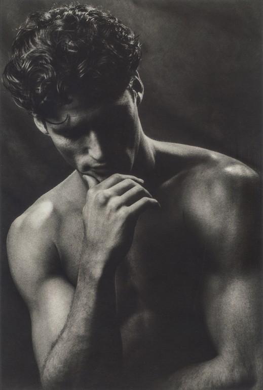 ROBERT FARBER - Untitled Male: Artist: Robert Farber Title: Untitled Male Medium: Photo Litho, 1991, Hong Kong Dimensions: 6.9x10.25" Heat Wax Mounted on 11x14" Conservation Board Robert Farber is an American photographer and lectu