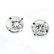 Classic 0.38CT Princess Cut Diamond Stud-Earrings 4 - 2