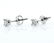 Classic 0.38CT Princess Cut Diamond Stud-Earrings 4 - 3