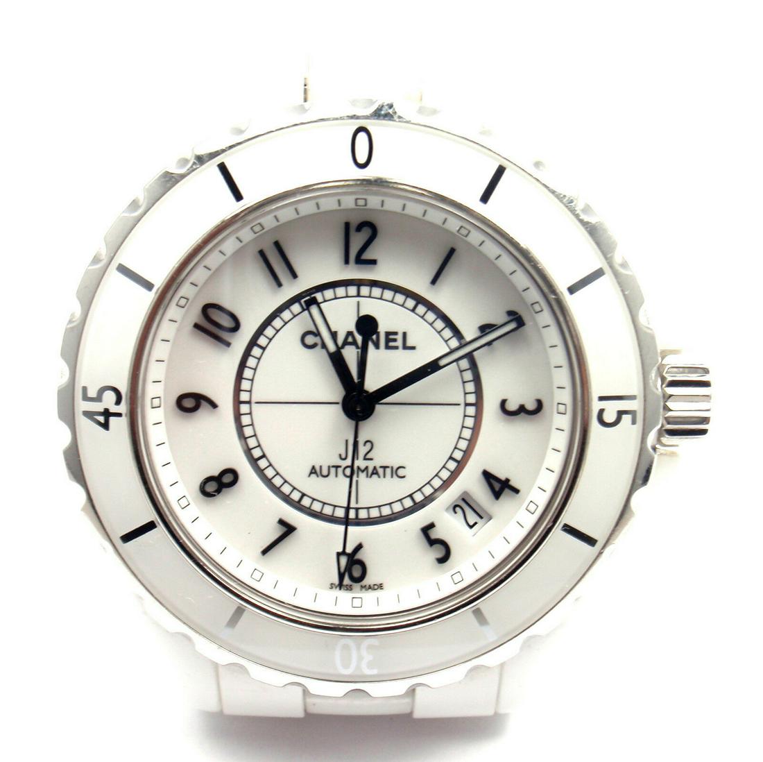 Authentic! Chanel J12 White Ceramic Steel Automatic (1 of 11)