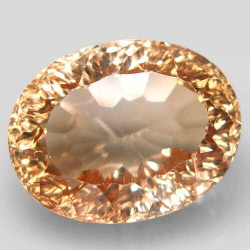 12.33 ct natural imperial topaz millenium cut (1 of 3)