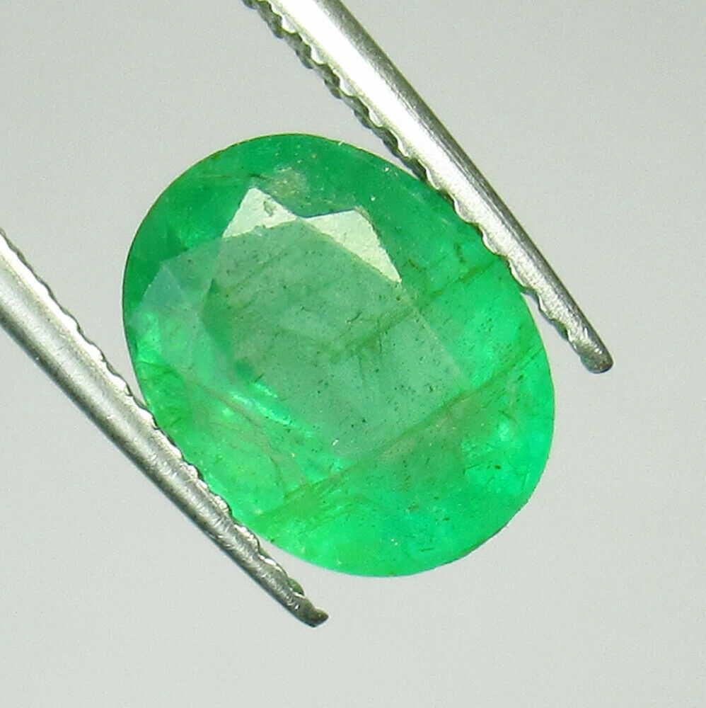 2.23 Ct Genuine Zambian Emerald Oval Cut (1 of 2)