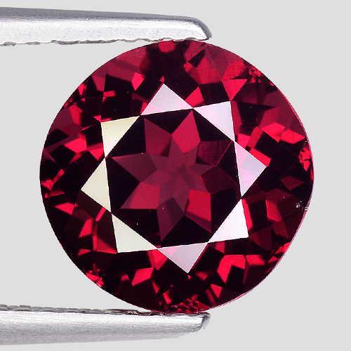 4.09 CTS NATURAL RHODOLITE GARNET ROUND SHAPE LOOSE (1 of 1)