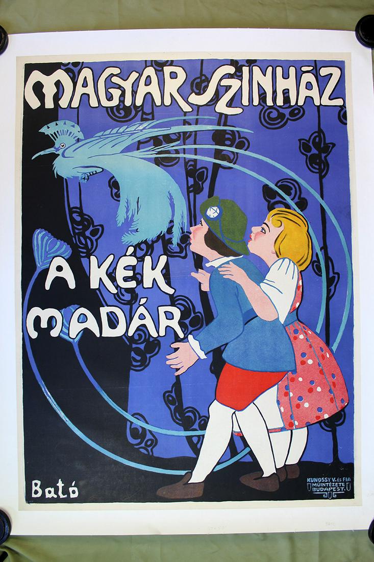 Magyar Szinhaz – Art by Josef Bato (1915) 37? x 50? (1 of 1)