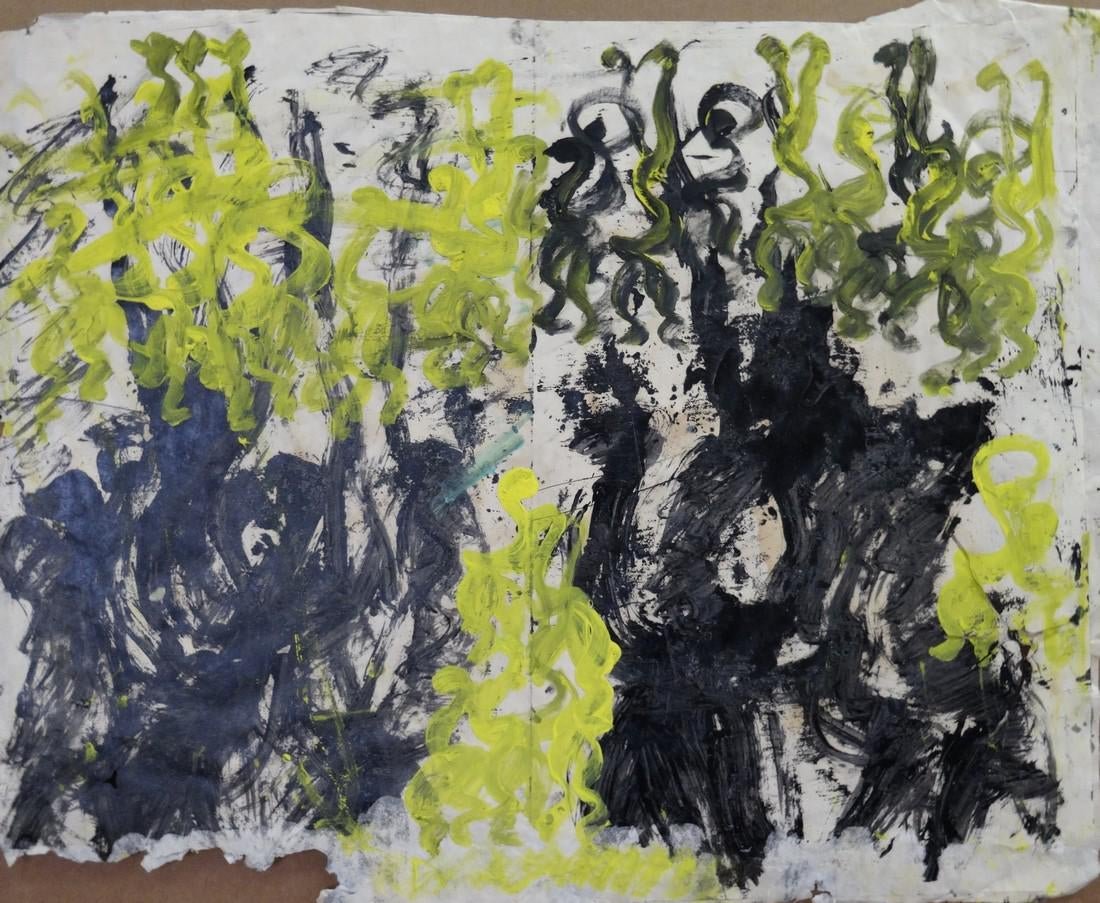 Purvis Young - Untitled,  unsigned (1 of 1)