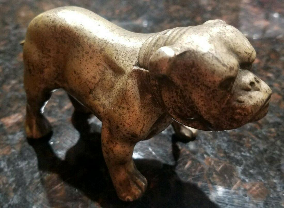 Rare Mack bronze bulldog truck: Great looking pieces in excellent condition . Wear to finish. weighs approximately 3 lbs. Bronze with silverplate Dates to 1920's. Shipping: Domestic: Flat-rate of $20.00 to anywhere within the contig