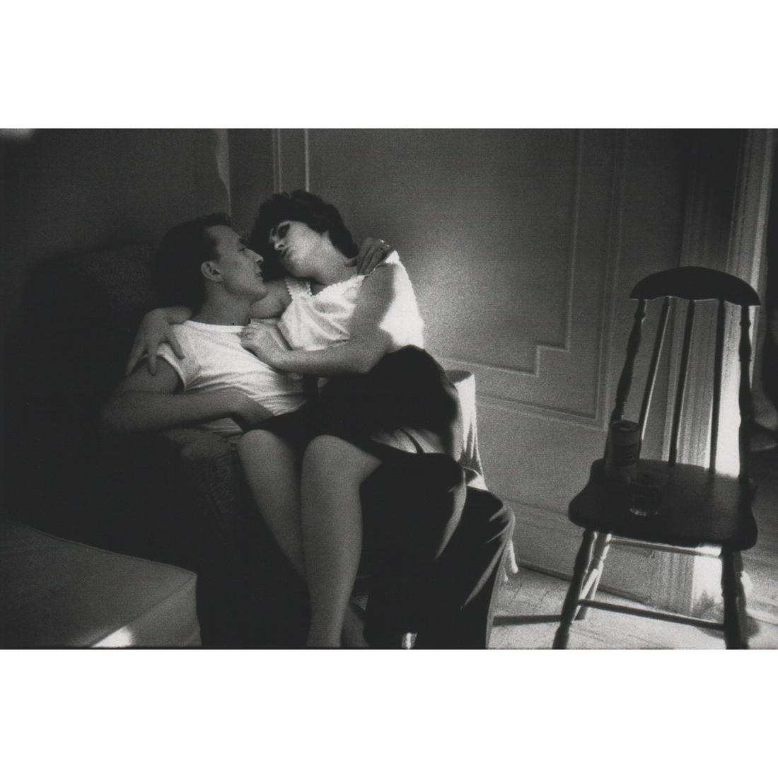 BRUCE DAVIDSON - Brooklyn Gang: Artist: BRUCE DAVIDSON Print Title: Brooklyn Gang Medium: Sheet-fed Gravure Printing Date: 1990's Printed in Japan Image Size: 5.5 x 8.25 inches Bruce Davidson (b. 1933) is an American photographer. H