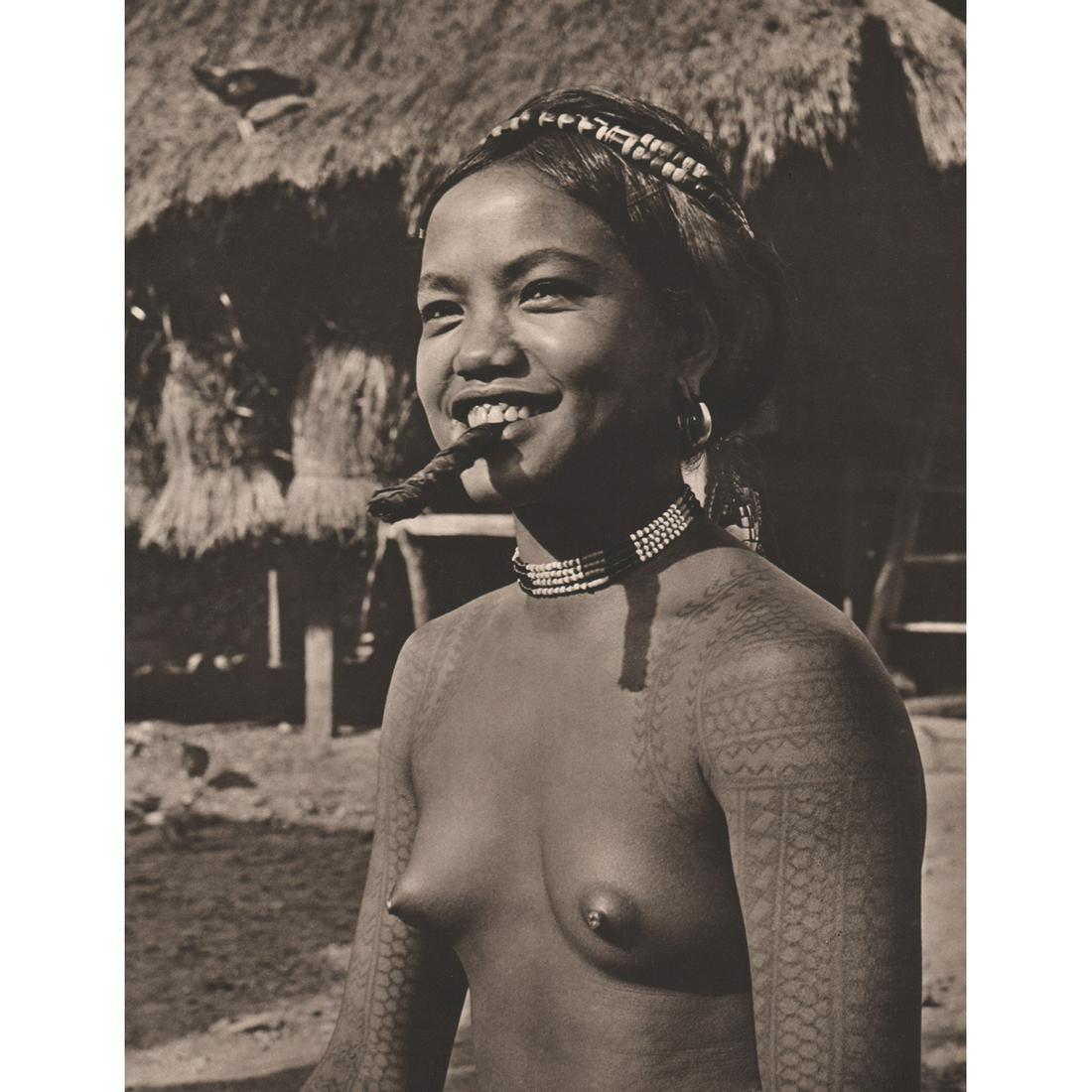 EDUARDO MASFERRE - Kalinga Girl from Luzon: Artist: EDUARDO MASFERRE Print Title: Kalinga Girl from Luzon Medium: Sheet-fed Gravure Printing Date: 1950's Printed in Great Britain Image Size: 12 x 9.5 inches Eduardo Masferre (1909-1995) was a Fi
