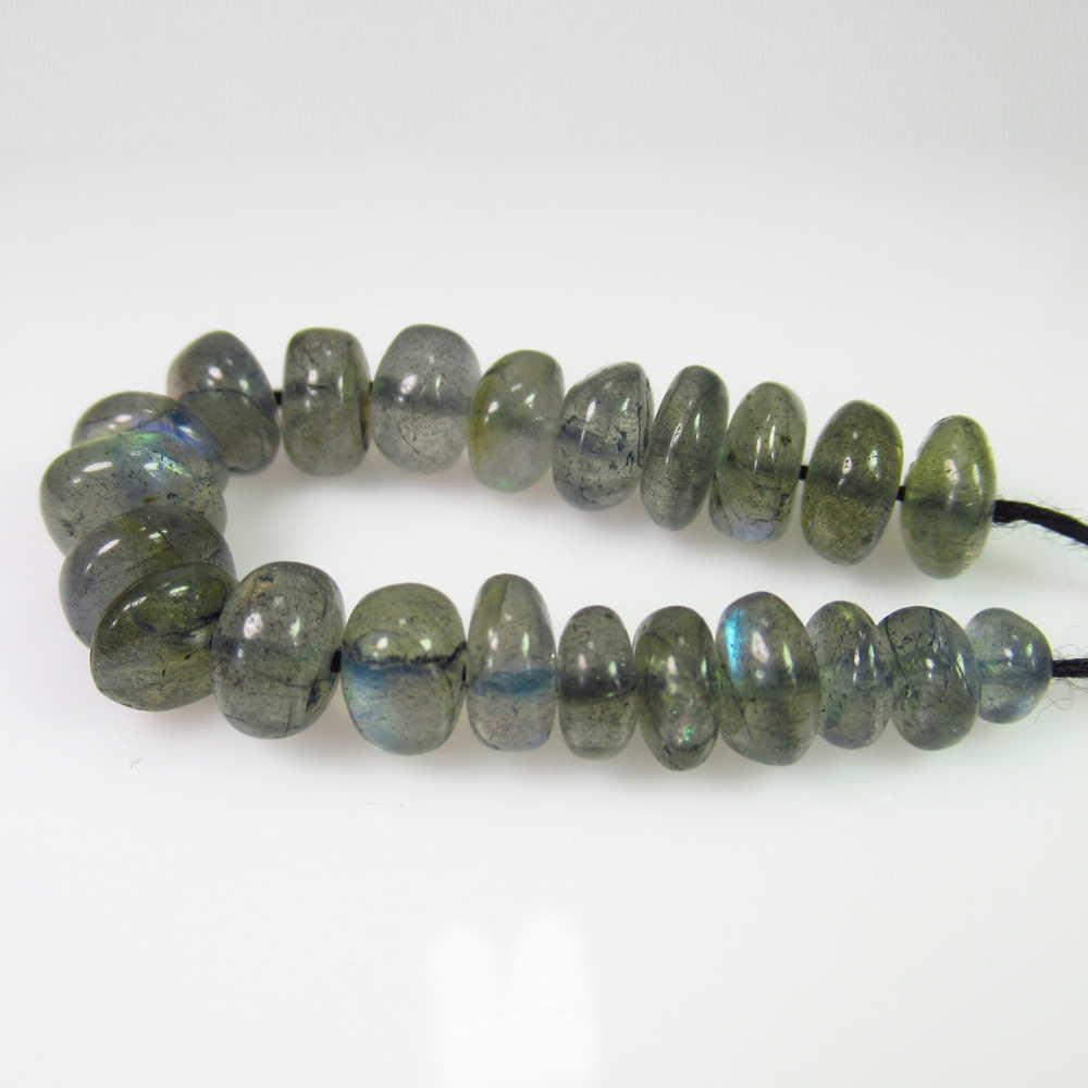 34.78 Ct Genuine 22 Labradorite Drilled Round Beads: No Reserve! Title: 34.78 Ct Genuine 22 Labradorite Drilled Round Beads Stone Clarity: Transparent Gemstones: Natural Labradorite Beads Carat Weights: 34.78 Size/Dimensions: 4.90 - 8.00 mm / 22 PC's Ad