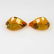 4.71 Ct Genuine Orange Yellow Citrine Pear Pair - 2