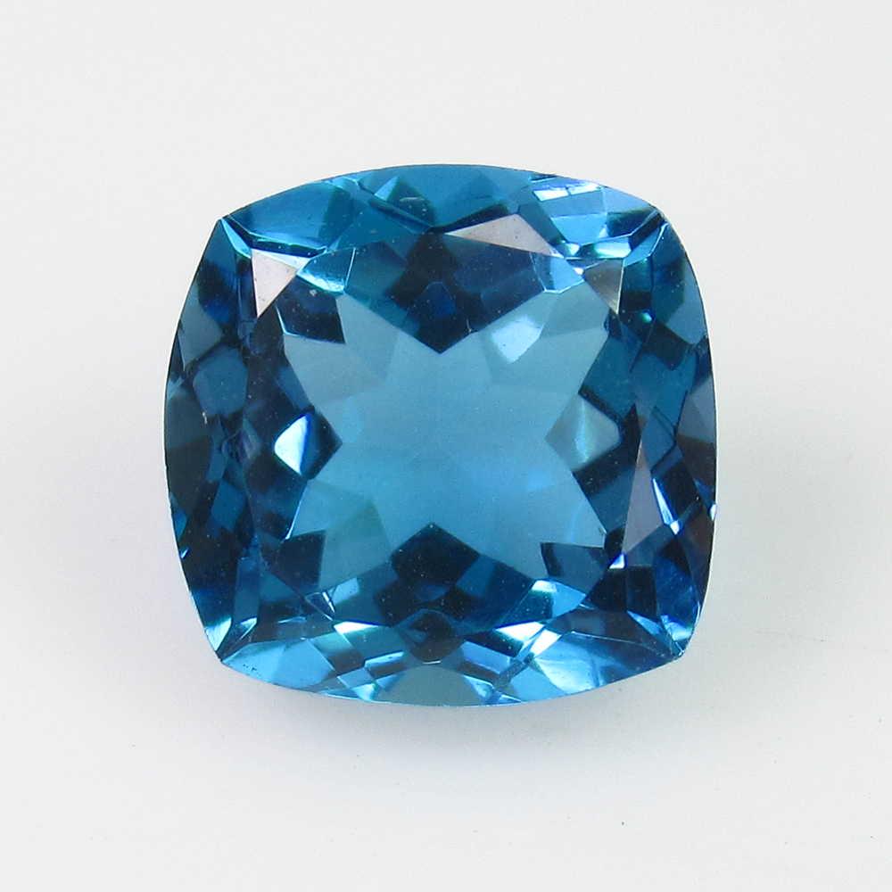 4.70 Ct Genuine Blue Topaz Cushion Cut (1 of 2)