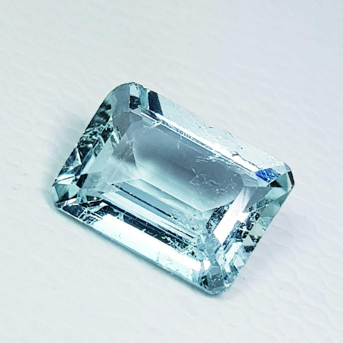 1.20 ct Natural Aquamarine Emerald Cut (1 of 5)