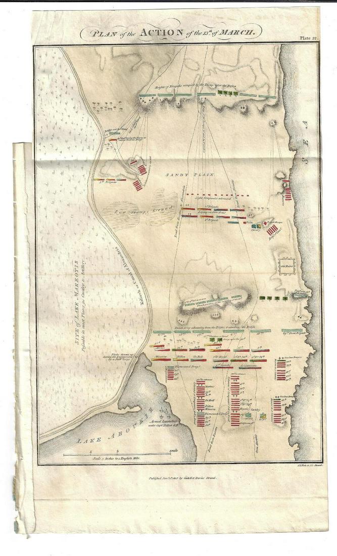 1803 Military Plan English in Egypt (1 of 2)