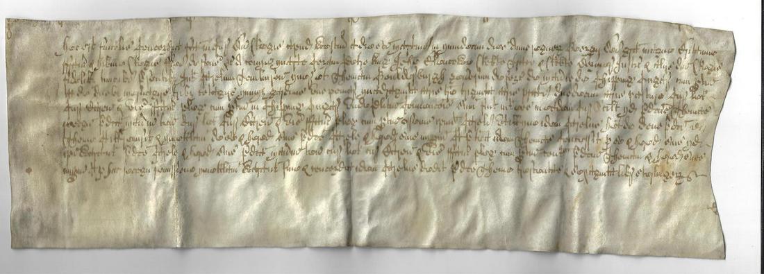 1718 English Vellum Manuscript Final Agreement (1 of 1)