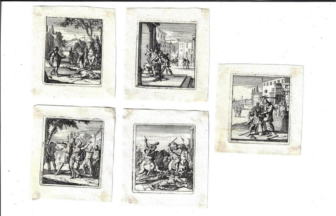 18th C Group of Engravings Murders Martyrs (1 of 1)