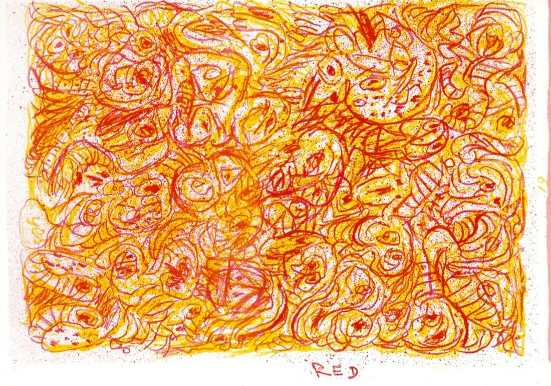 Pierre Alechinsky original lithograph (1 of 1)