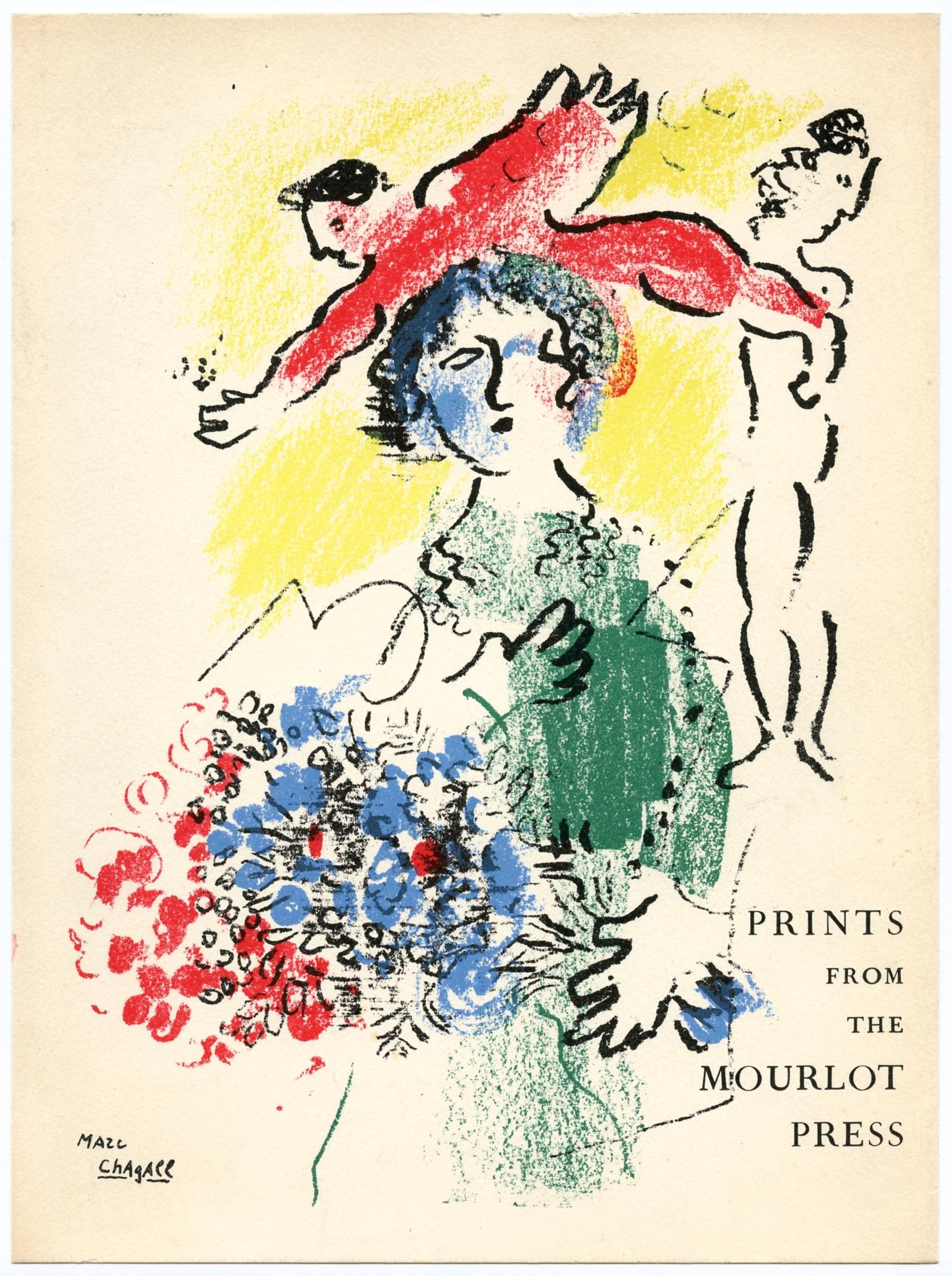 Marc Chagall original lithograph "Pour Fernand Mourlot" (1 of 1)