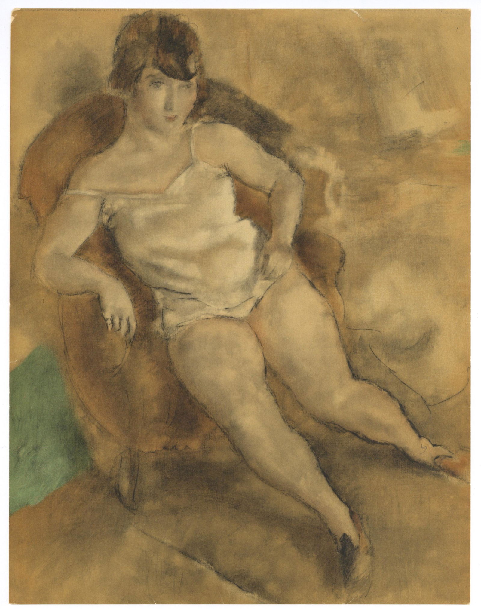 Jules Pascin lithograph "Femme dans un fanteuil" (1 of 1)