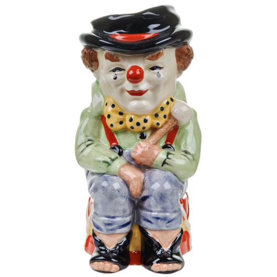 Clown Toby Jug: Description: Clown Toby Jug D6935 Designed by Stanley J. Taylor. Issued in 1993 in a limited edition of 3000. Introduced: Reserve: $10.00 Shipping: Domestic: Flat-rate of $12.00 to anywhere within th