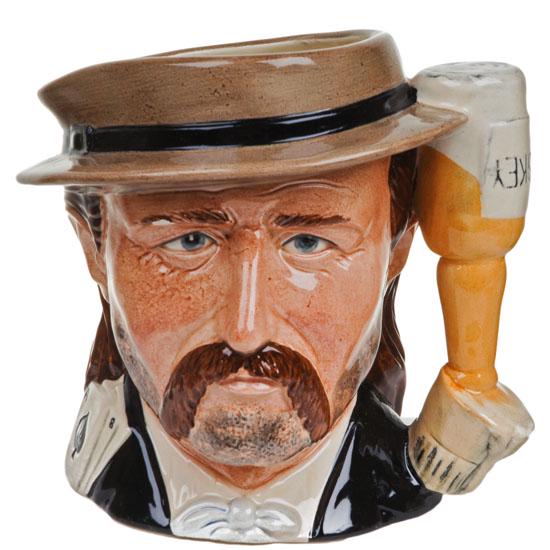 Wild Bill Hickock Mid: Description: Royal Doulton created the Wild Bill Hickock, the Union scout in the Civil War where he also served as a marshall and sheriff or several western towns. His lore survives him as the gun sli