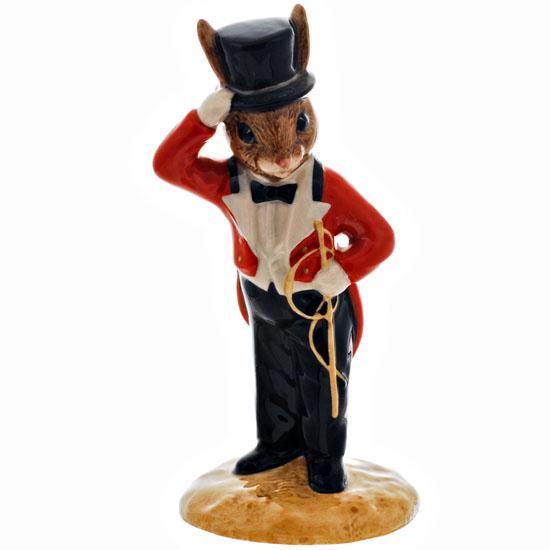 Ringmaster Bunnykins: Description: Designed by Denise Andrews, Modelled by Warren Platt. Issued in 1996 in a special edition of 1500 Introduced: 1996 Reserve: $10.00 Shipping: Domestic: Flat-rate of $10.00 to anywhere wit