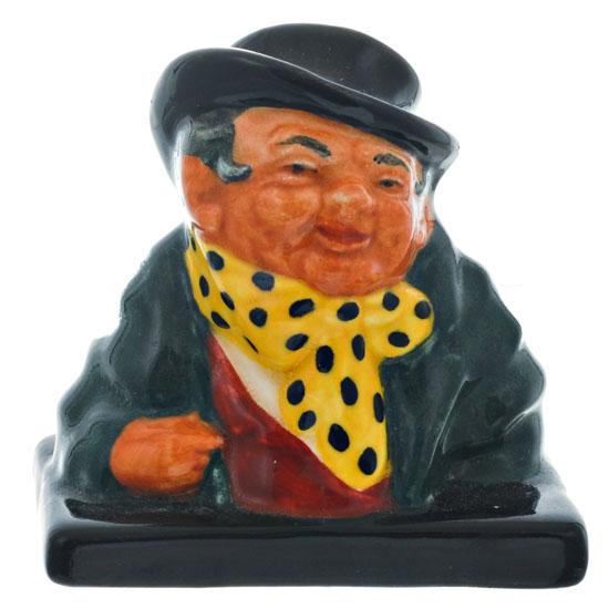 Tony Weller Bust: Description: Designed by Harry Fenton and Leslie Harradine. Issued 1939-1960. Introduced: Reserve: $5.00 Shipping: Domestic: Flat-rate of $10.00 to anywhere within the contiguous U.S. International: