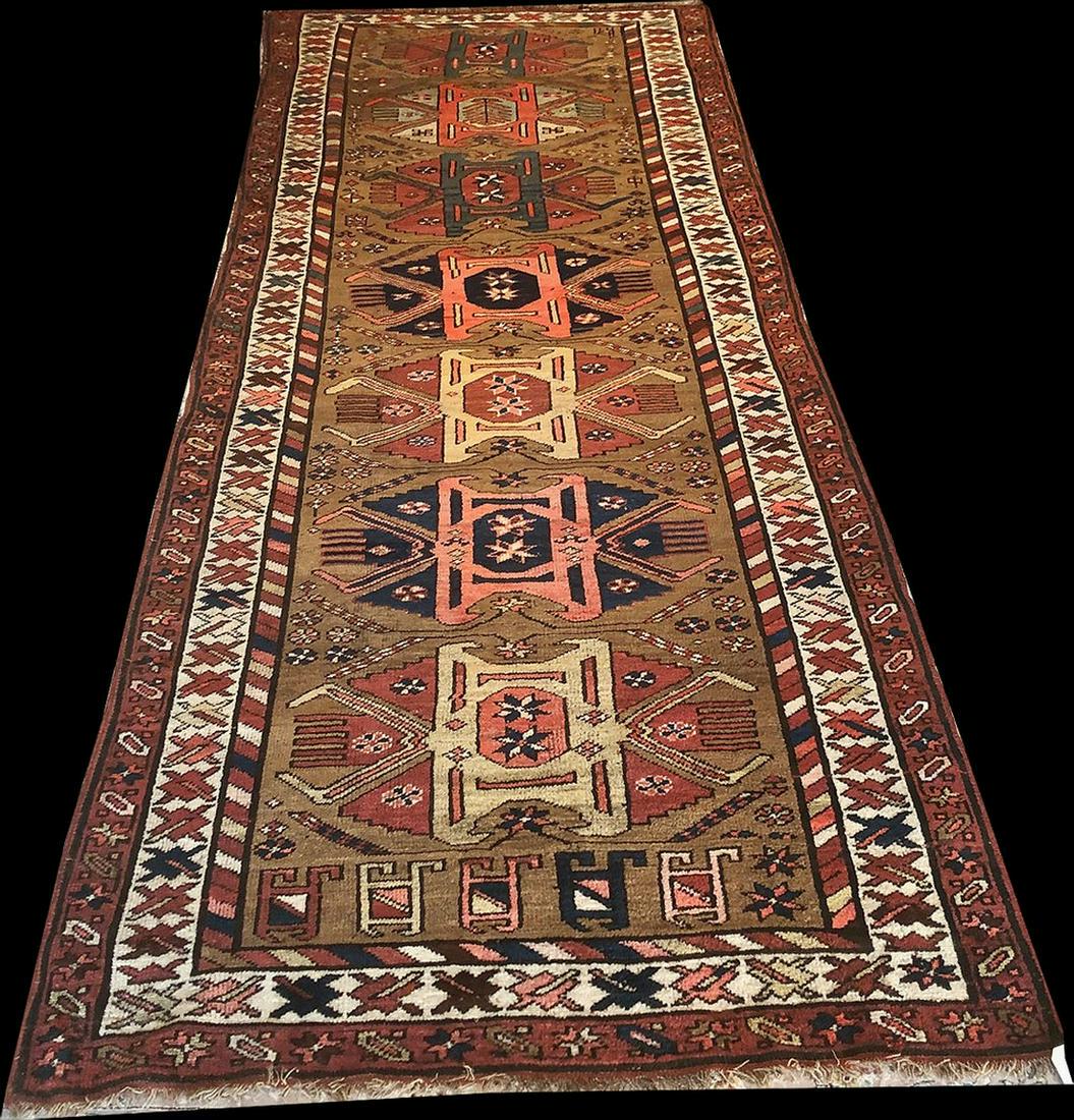 Authen Vintage Caucasian karabagh Runner Rug Circa 1980 (1 of 6)