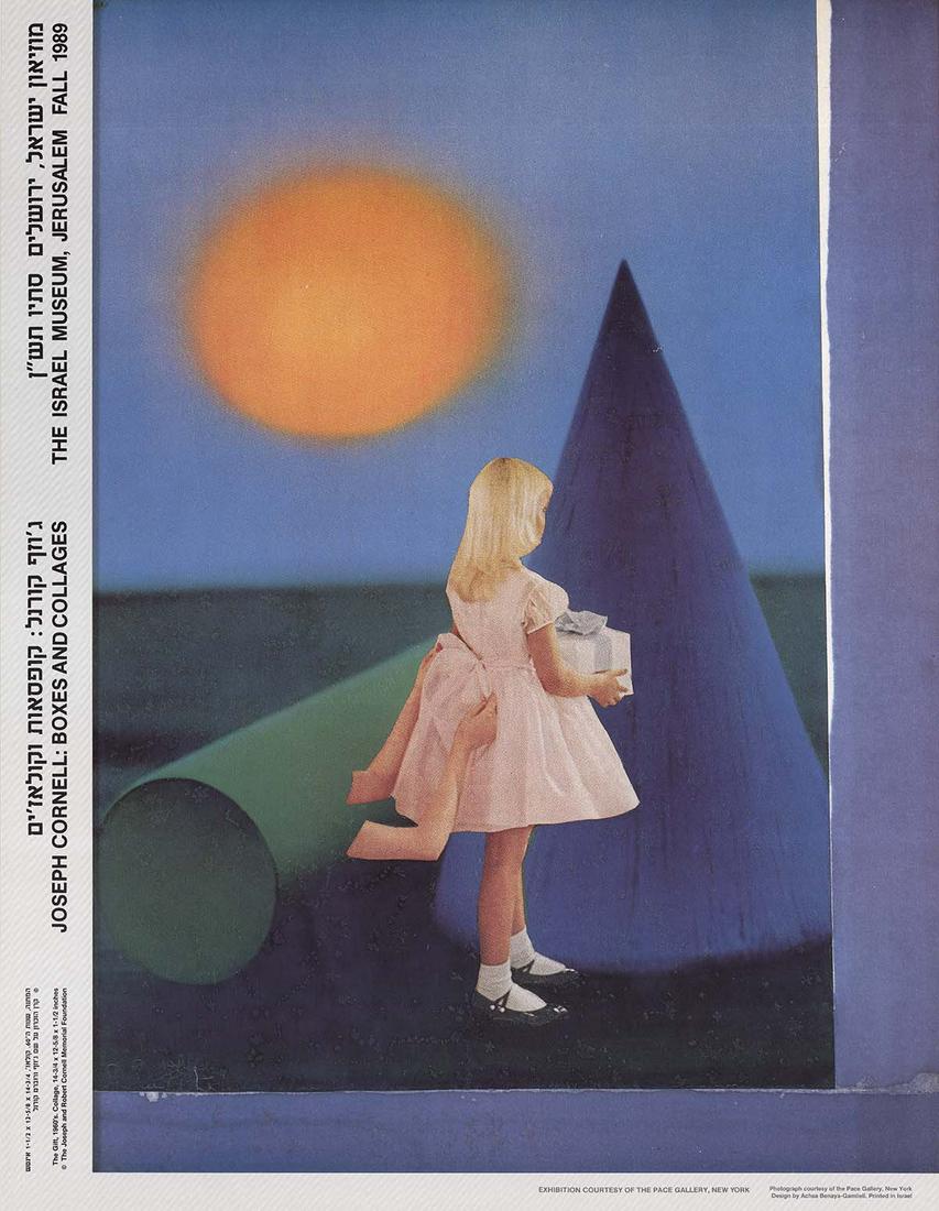 Joseph Cornell: The Gift: The Gift by Joseph Cornell, 1989 Unsigned Offset Lithograph. Paper size is 23.5 x 18.25 inches, with an image size of 22.75 x 16.5 inches. The Offset Lithograph is from an edition size of 500 and is n