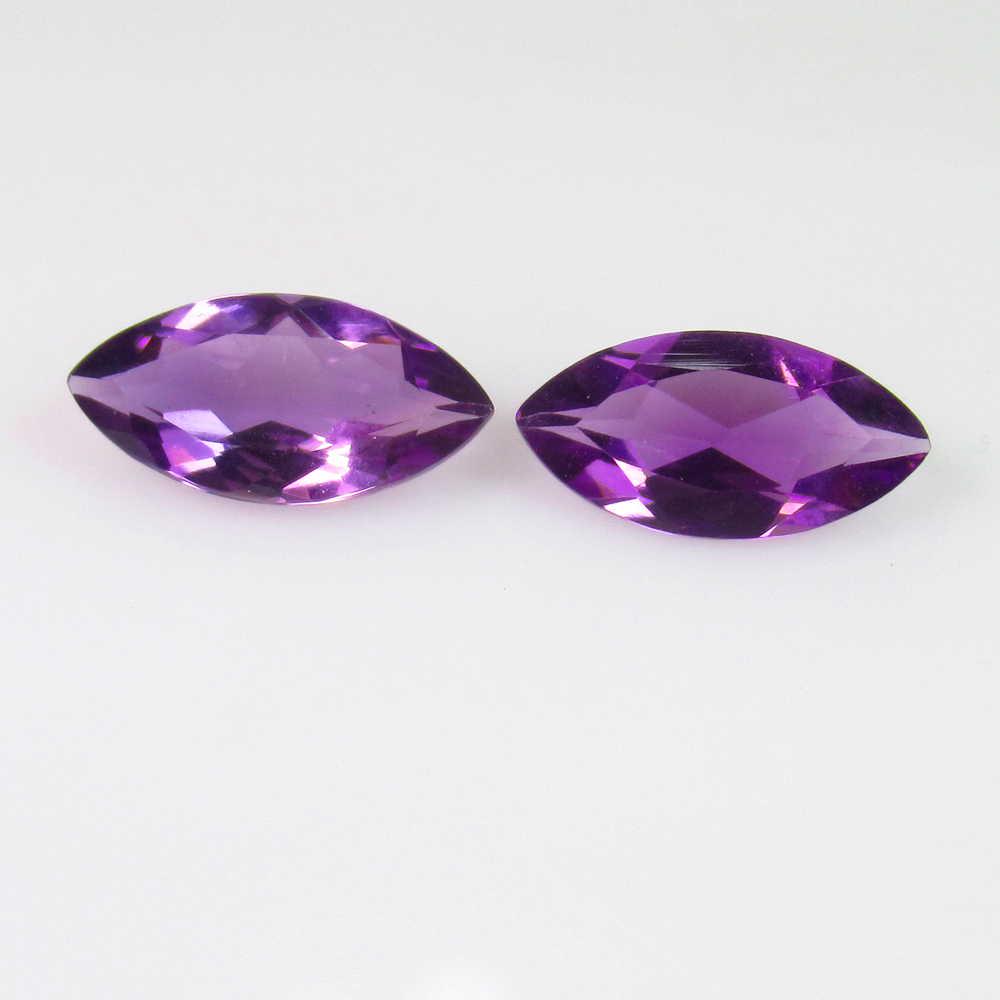 3.00 Ctw Natural Purple Amethyst Marquise Pair (1 of 2)