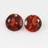 1.78 Ctw Natural Pink Rhodolite Garnet Round Pair