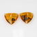 4.00 Ct Genuine Orange Yellow Citrine Trillion Pair - 2