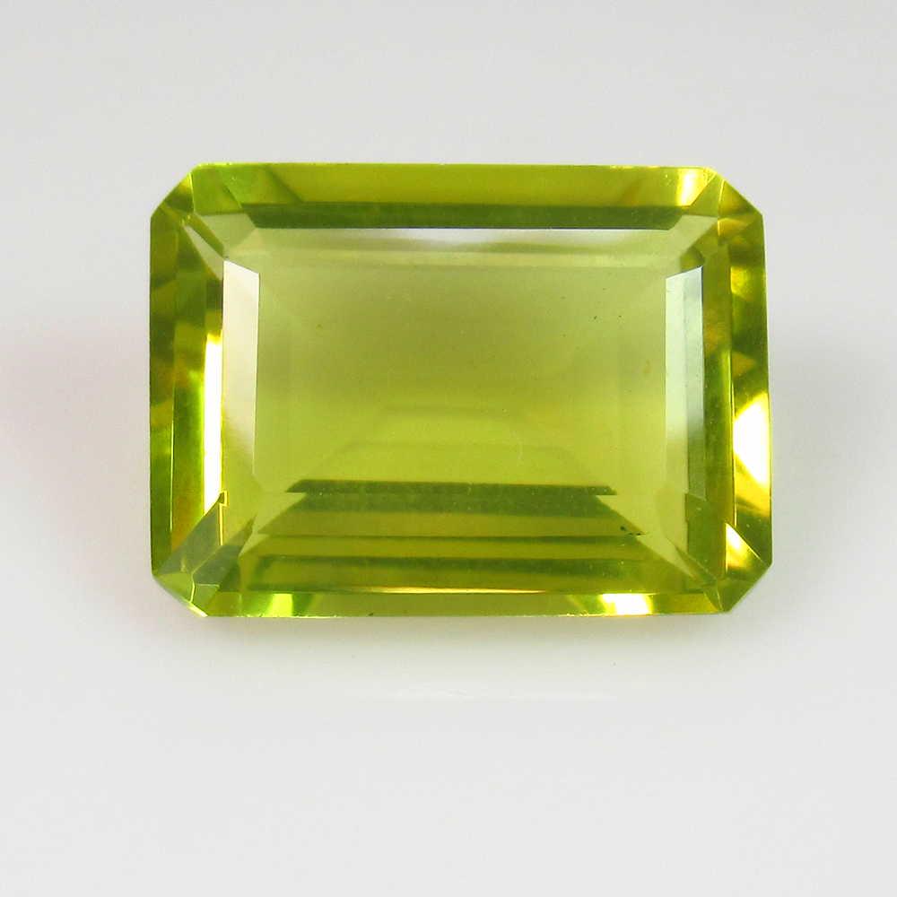 9.46 Ct Genuine Lemon Quartz Octagon Cut: No Reserve! Title: 9.46 Ct Genuine Lemon Quartz Octagon Cut Stone Clarity: VVS Gemstones: Natuarl Lemon Quartz Carat Weights: 9.46 Size/Dimensions: 16.00 x 11.90 x 6.80 mm Additional Information: Top 