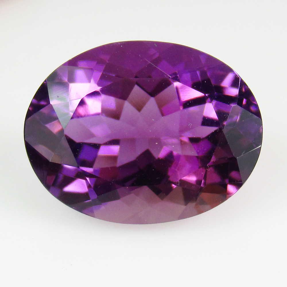 10.25 Ct Genuine Purple Amethyst Oval Cut (1 of 2)